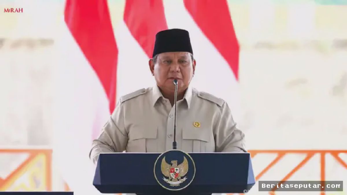 Prabowo Resmikan Bendungan Meninting, Wujudkan Mimpi Petani Lombok Barat