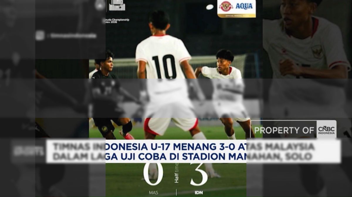 Timnas Indonesia U-17 Hancurkan Malaysia 3-0 di Uji Coba Manahan