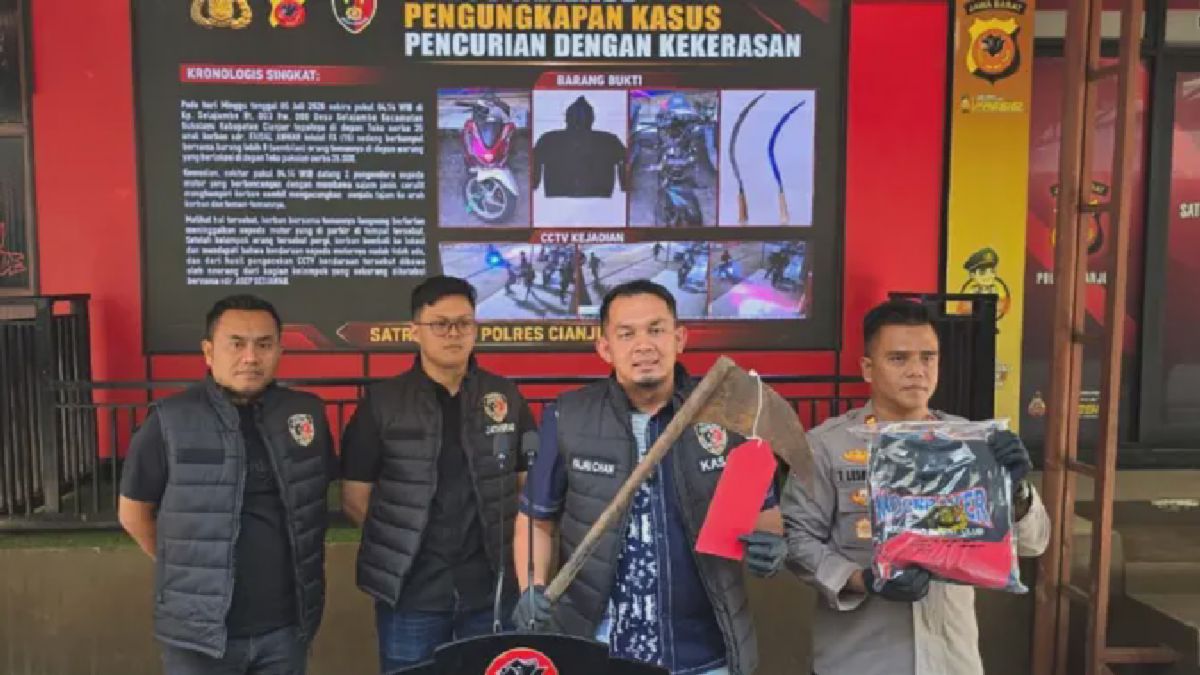 Polisi Ringkus Empat Anggota Geng Motor Bersenjata Celurit