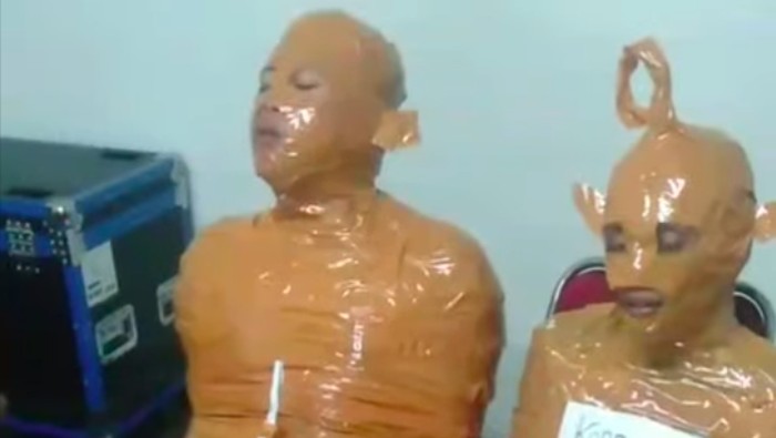 Viral Video Dua Pria Dilakban Menyerupai Teletubbies, Polisi: Bukan Maling