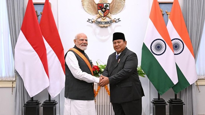 Terima Bintang Adipura dari Prabowo, PM Modi: Penghargaan Ini Milik Rakyat India