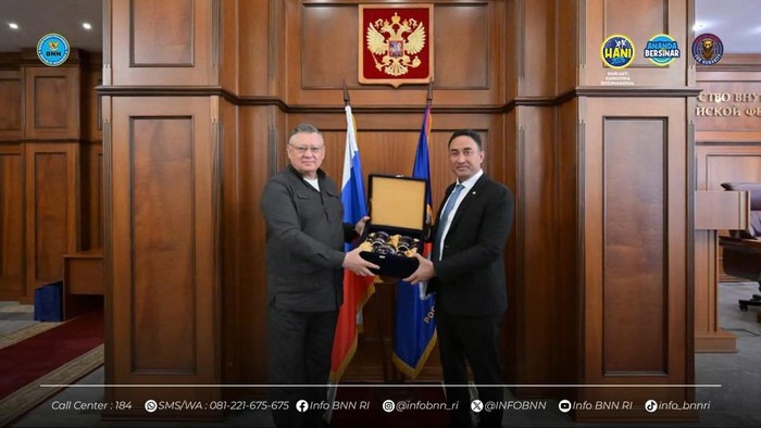 BNN Indonesia dan Kemendagri Rusia Jalin Kerja Sama Strategis Berantas Jaringan Narkoba Lintas Negara