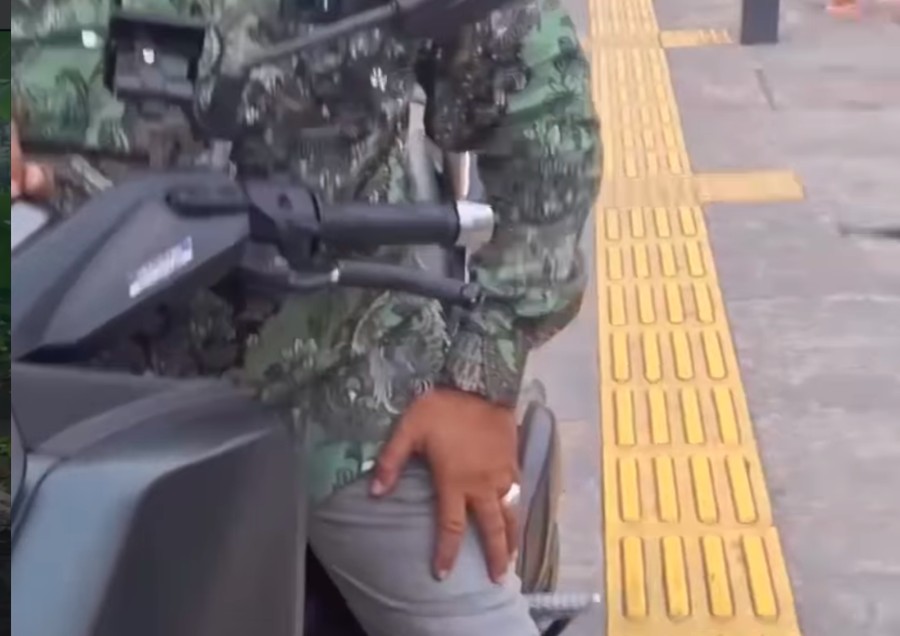 Viral Pemotor Ngaku-ngaku Tentara Saat Ditegur 'Jajah' Trotoar di Depok