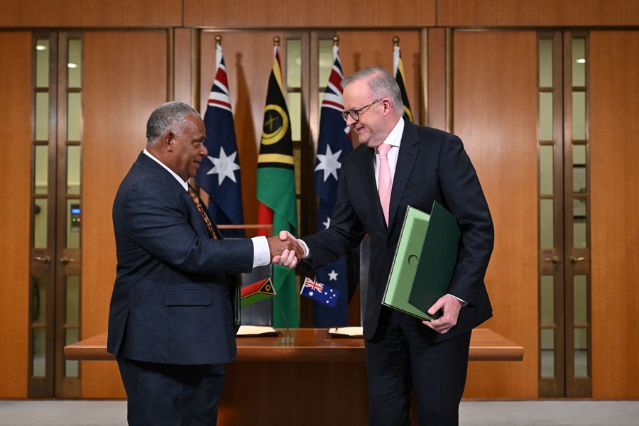 Australia-Vanuatu Teken Pakta Larang Pangkalan Asing, Tangkal China?