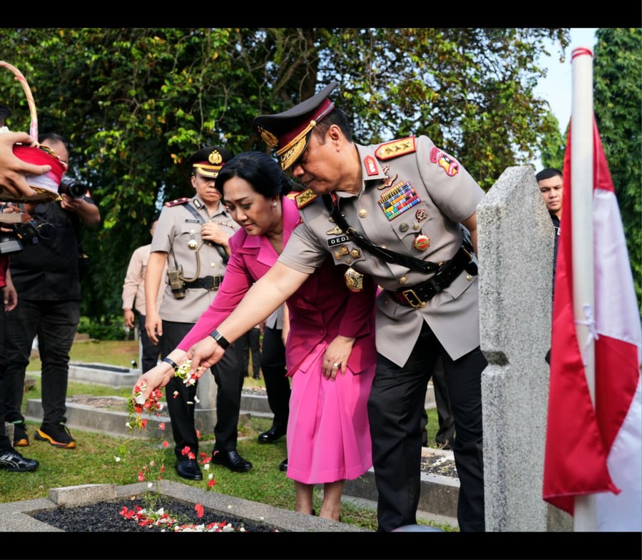 Wakapolri Pimpin Ziarah Nasional Menjelang Peringatan Hari Bhayangkara ke-80
