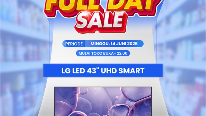 Beli TV 43" di Transmart Full Day Sale Bisa Semudah Ini
