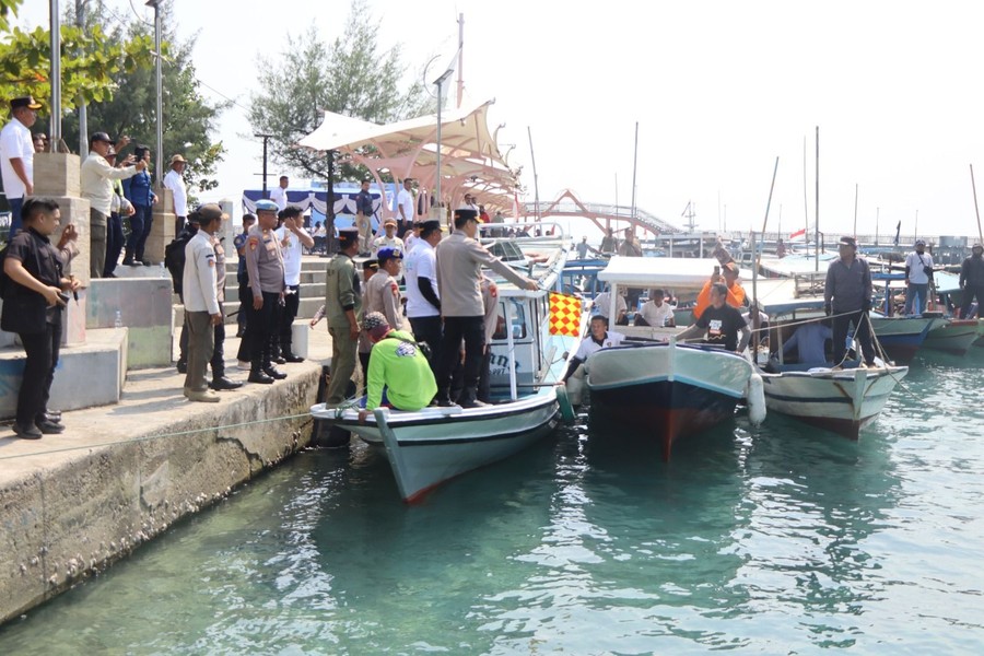 Lomba Mancing dan Balap Kapal Sambut HUT Bhayangkara ke-80 di Pulau Seribu
