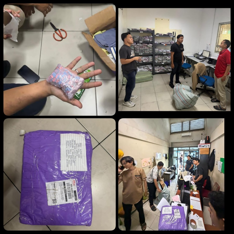 Paket Baju dari Medan Ternyata Berisi 327 Butir Ekstasi, Kurir Remaja di Sidrap Diamankan