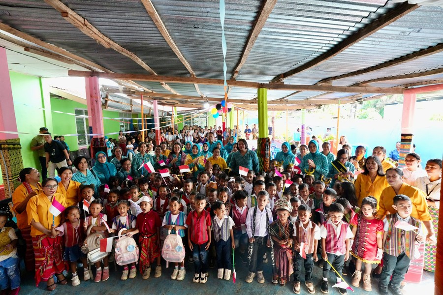 Ketum TP PKK Ajak Pelajar Jaga Kesehatan Sejak Dini melalui Pola Hidup Bersih dan Cek Kesehatan Gratis