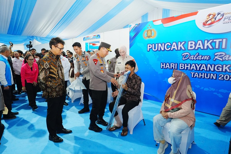 Kapolri Hadiri Puncak Bakti Kesehatan Jelang Hari Bhayangkara Ke-80