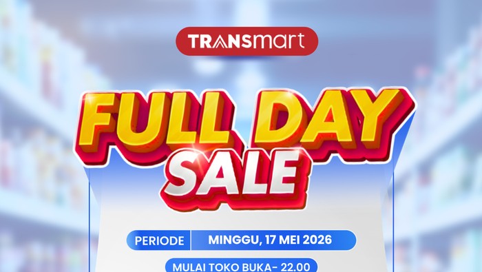 Serbu Transmart Full Day Sale Hari Ini! Pesta Diskon Meriah 50% + 20%
