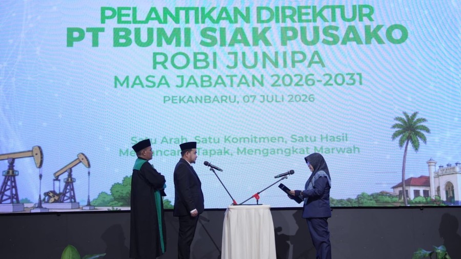 Lantik Direktur PT BSP, Bupati Siak Minta Tancap Gas-Tuntaskan 3 PR Besar
