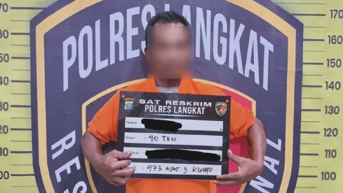 Polisi Tangkap Ayah Kandung Pelaku Pelecehan Seksual Anak di Langkat