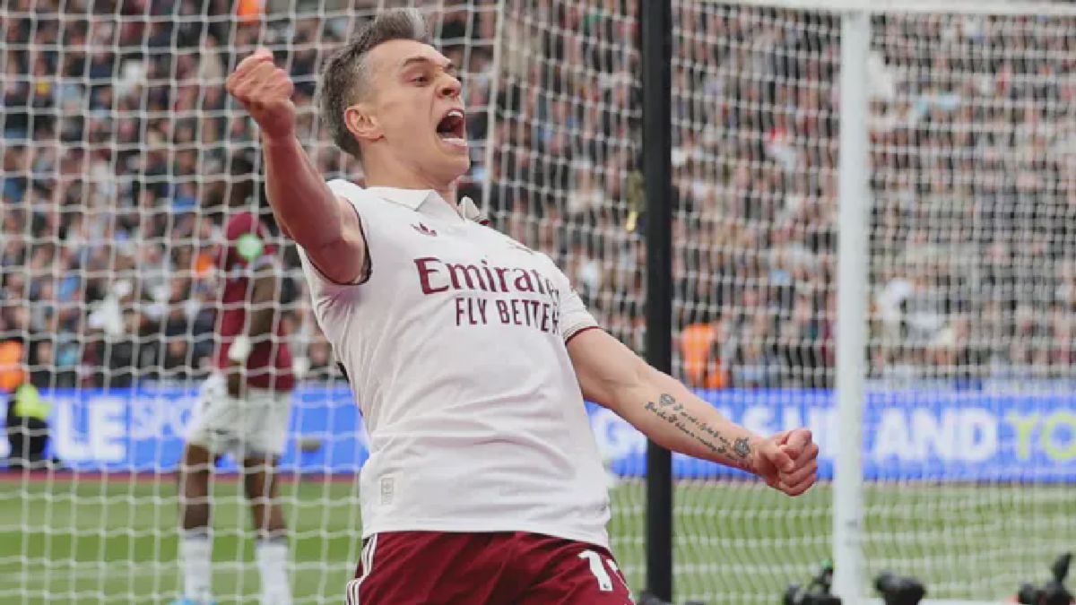 Trossard Cetak Gol Pembuka Arsenal ke Gawang West Ham
