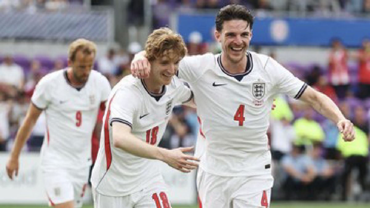 Inggris — Declan Rice dan Dua Bek Kembali Berlatih Jelang Perempat Final