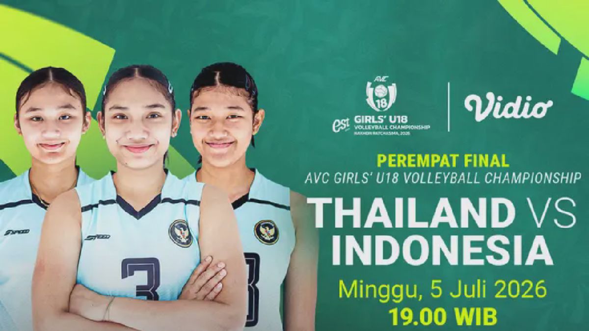 Indonesia Kalahkan Filipina, Terhenti di Perempat Final AVC U18