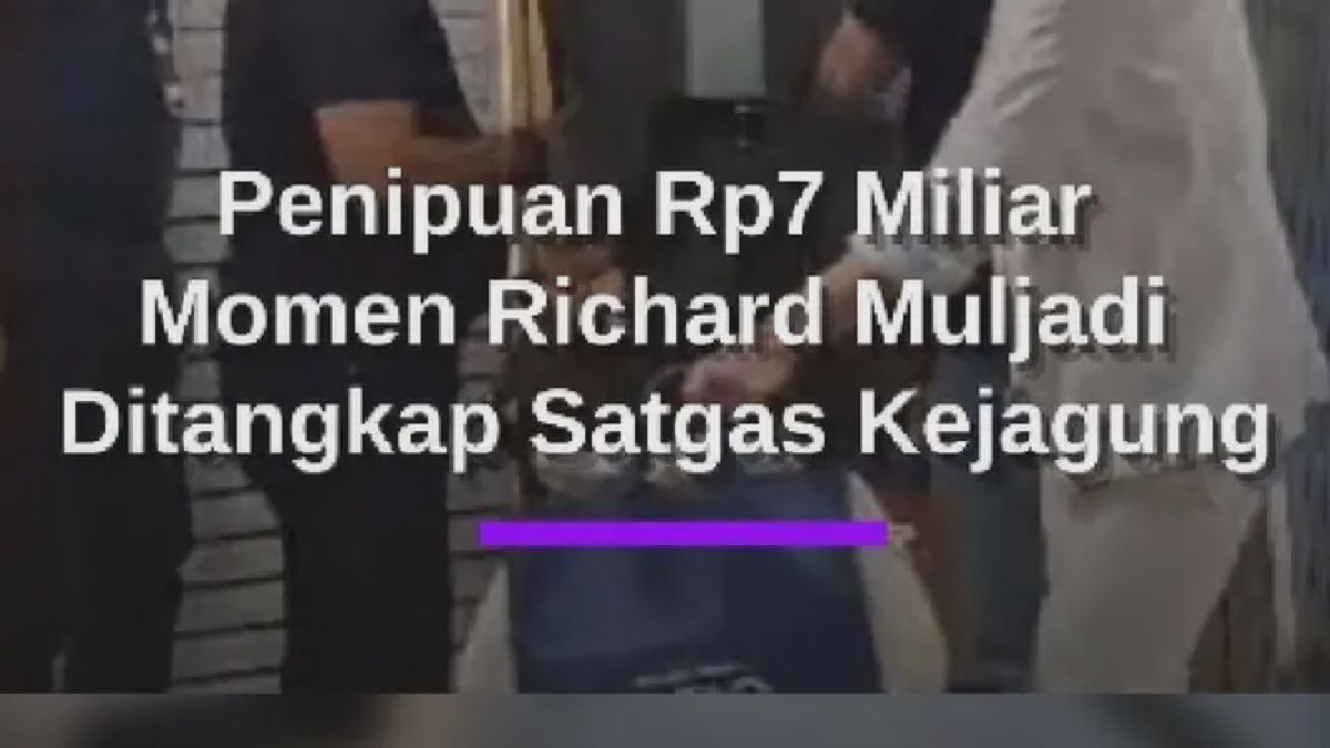 Richard Muljadi Ditangkap Kejagung Usai Kabur ke Singapura