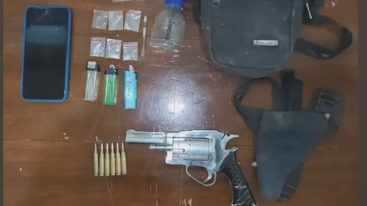Polisi Amankan Pria Simpan Senpi Rakitan dan 3 Klip Sabu di Mesuji