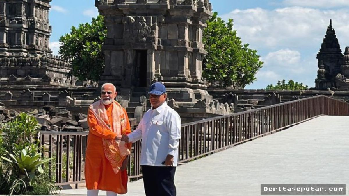 Sleman - Prabowo dan PM India Disambut Tari Rama Sinta di Prambanan