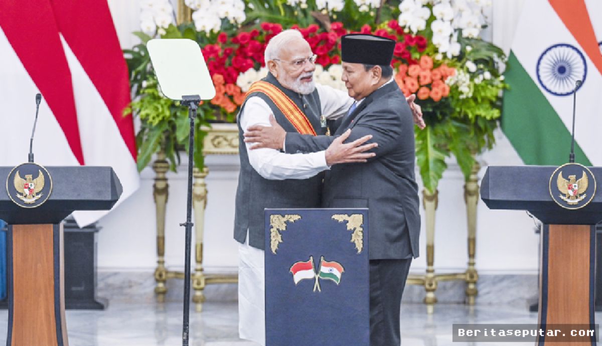 NEW DELHI — Modi Yakin Indonesia dan India Bisa Wujudkan Indonesia Emas Bersama