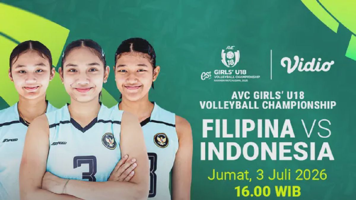 Filipina vs Indonesia Tersaji di AVC Girls' U18 Championship