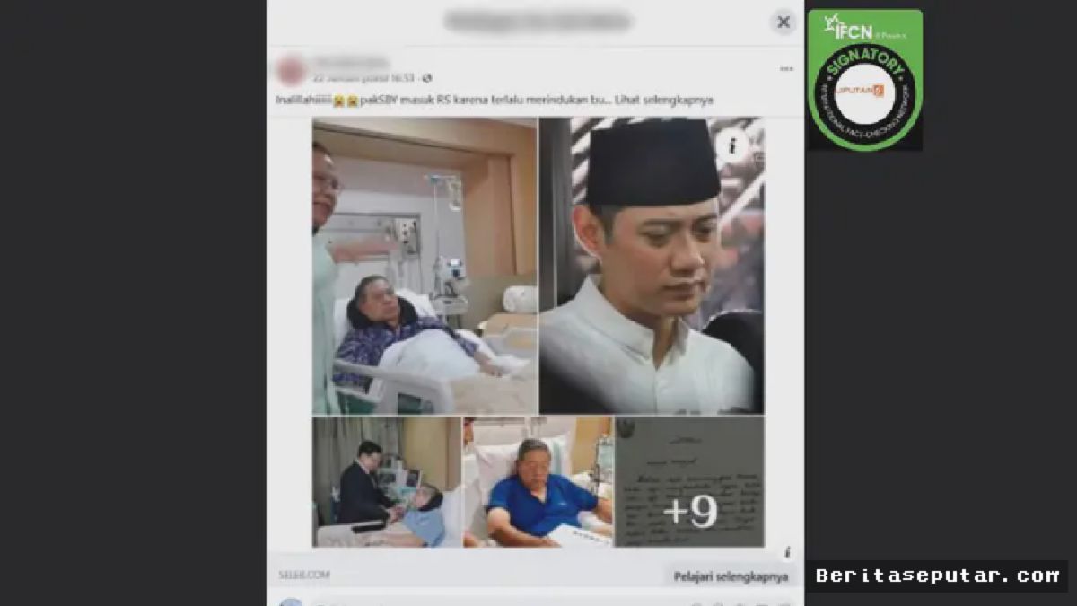 SBY Dikabarkan Masuk Rumah Sakit, Klaim Januari 2026 Bikin Cemas Netizen