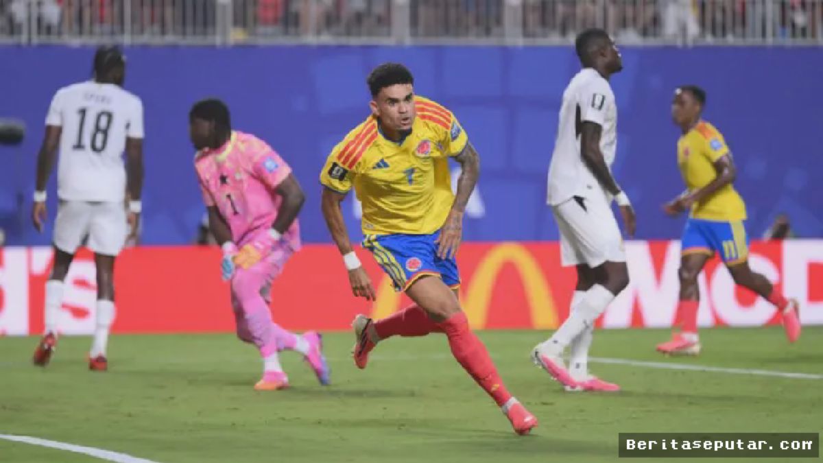 Kansas City: Luis Diaz Rayakan Gol Dianulir, Kolombia Ditahan Imbang Ghana