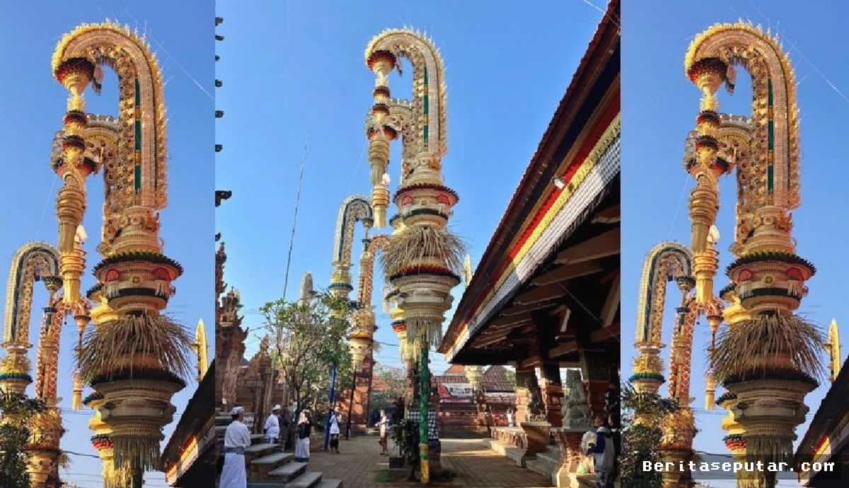 Berhias Tari Dedari, Penjor ST Eka Jaya Tembus Empat Besar