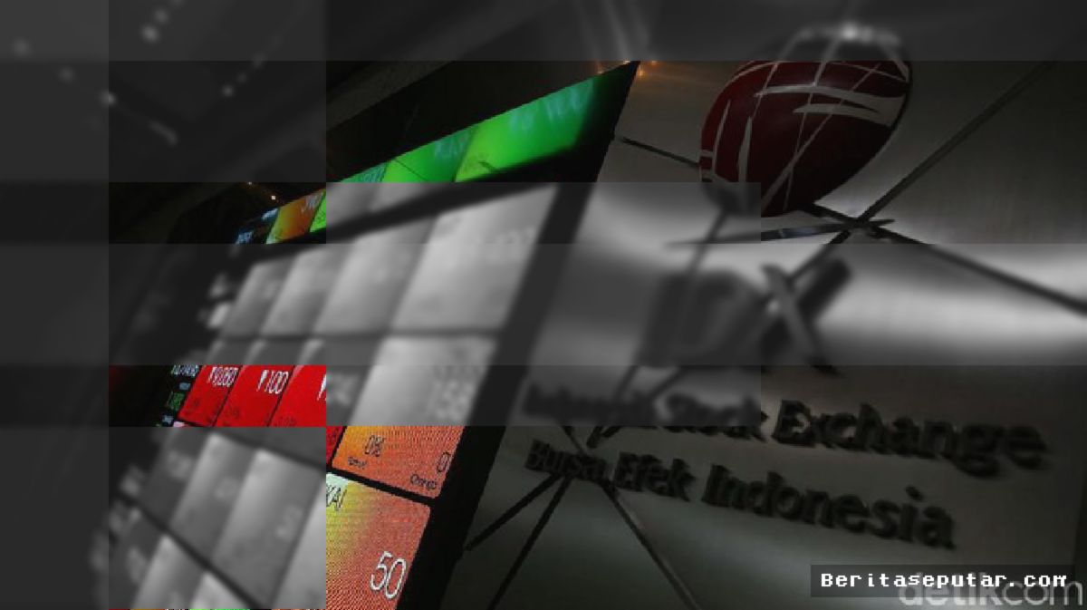 Di lantai bursa yang masih sepi, layar-layar monitor menampilkan angka yang tak