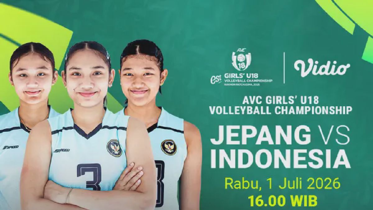 Live Streaming AVC U18: Jepang vs Indonesia Malam Ini di Vidio