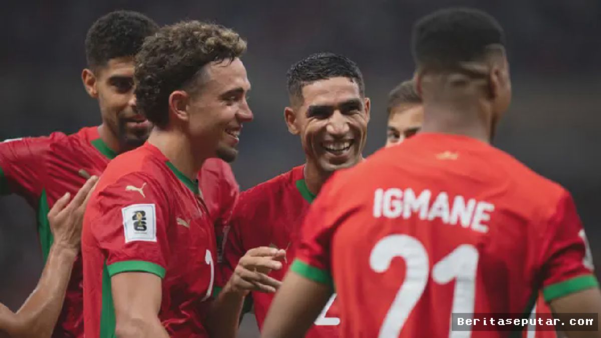 Rabat — Di bawah langit malam yang bermandikan cahaya lampu stadion, selebrasi