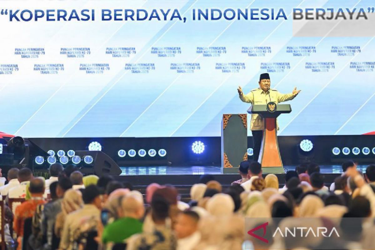 JAKARTA — Presiden Prabowo Subianto menyampaikan keyakinannya bahwa gerakan koperasi Indonesia akan