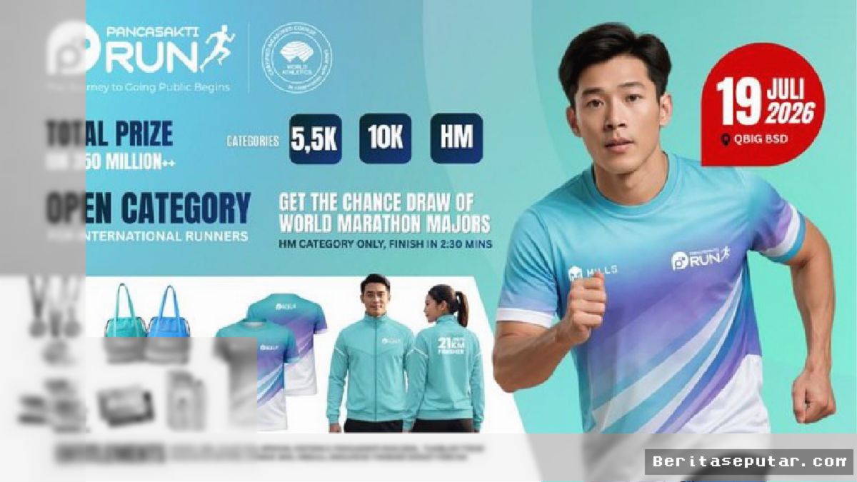 Pancasakti Run 2026 Jadi Ajang Half Marathon Perdana yang Ramah Pemula