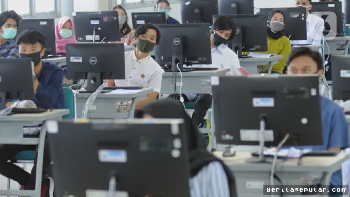 Di Kampus Depok, UTBK Perdana Digelar di Tengah Pandemi